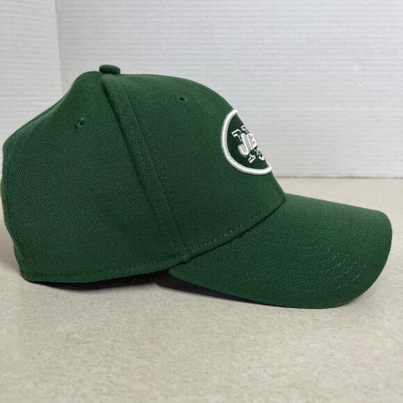 NY Jets Cap 39Thirty New Era Green Flex Hat Front and Back Side Logos Baseball - Picture 4 of 7